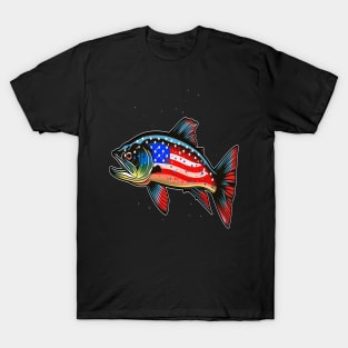 Patriotic Trout T-Shirt